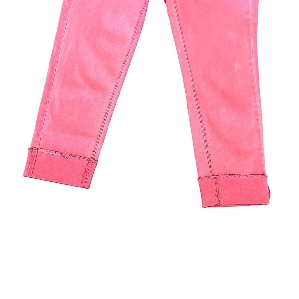 J Jill Cropped Dusty Red Cuffed Jeans - Picture 3 of 7